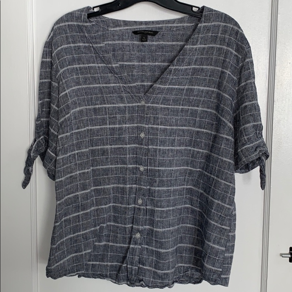 Linen top worn one time only